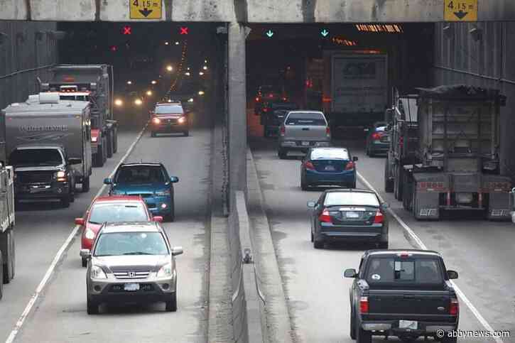 Massey Tunnel closed for maintenance Friday and Saturday night