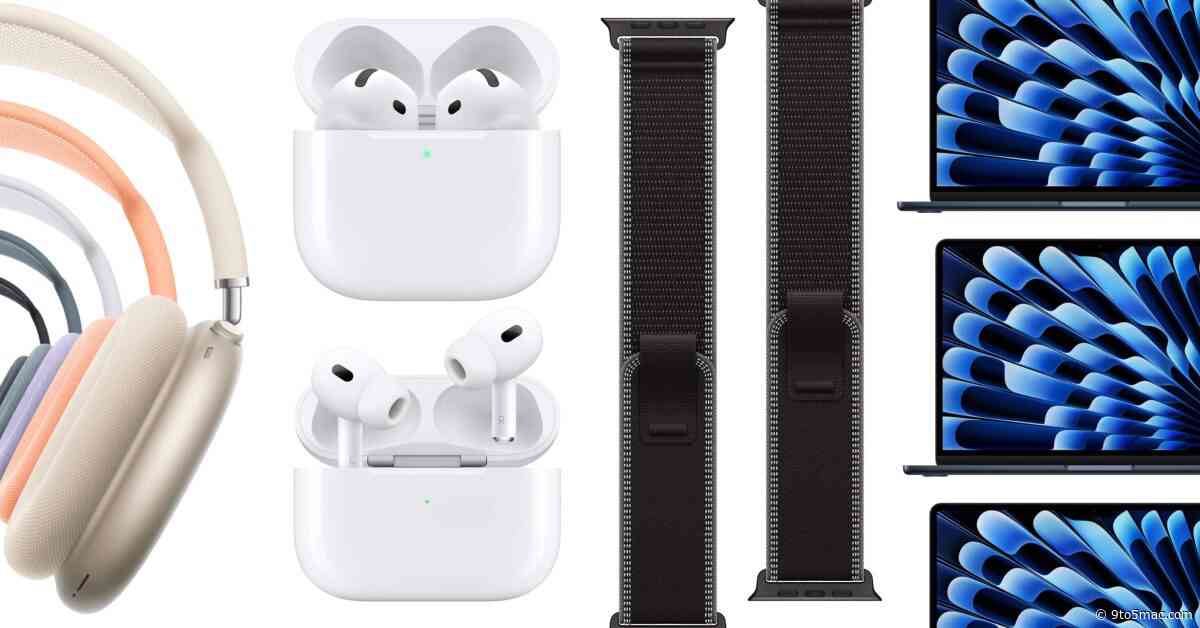 Deals: AirPods Pro 3, AirPods Max 2, Apple Watch from $219, black Trail Loop, MacBook Air, more