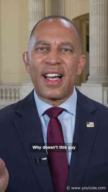 Jeffries reacts to Trump's plan to attend NBA Finals Game 3