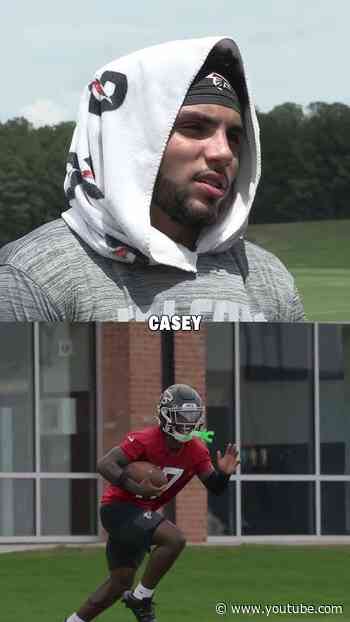 Drake London is PUMPED about the WR room #football #atlantafalcons
