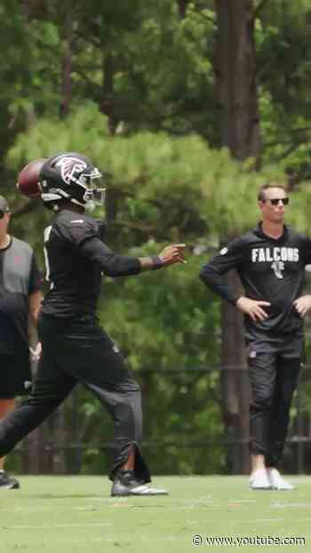 Michael Penix Jr. throws to Charlie Woerner for the score 🫡 #nfl #falcons