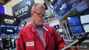 Ausverkauf bei Tech-Aktien: Zinsängste schicken Wall Street auf Talfahrt