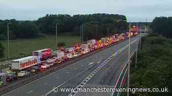 M62 updates LIVE as crash sees all traffic stopped near Eccles - latest updates