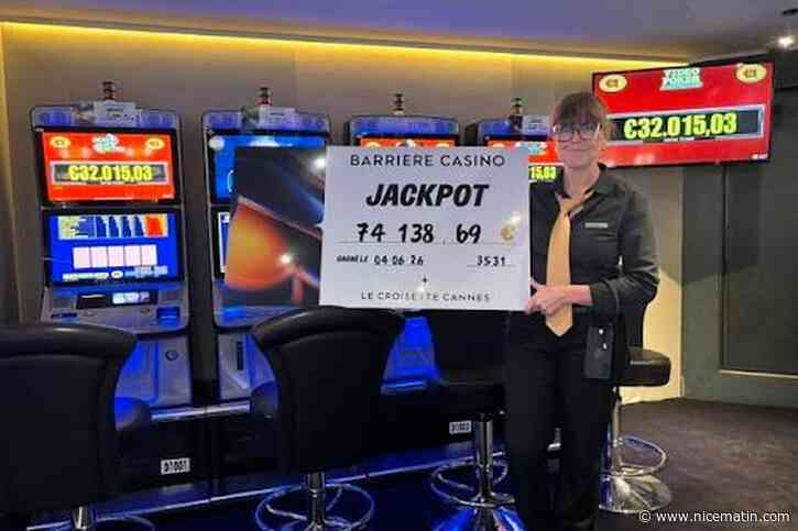 Un jackpot de plus de 74.000 euros  : un chanceux décroche le plus gros gain de l’année au Casino Barrière de Cannes