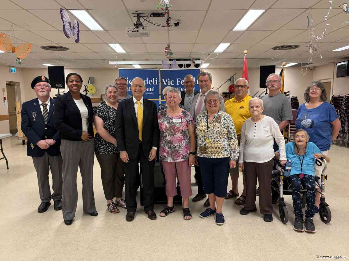 Nipissing MPP Fedeli brings over $385,000 for Senior Active Living Centres in Nipissing