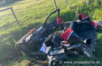 POL-MI: Drei Schwerverletzte bei Kreuzungsunfall auf der B482