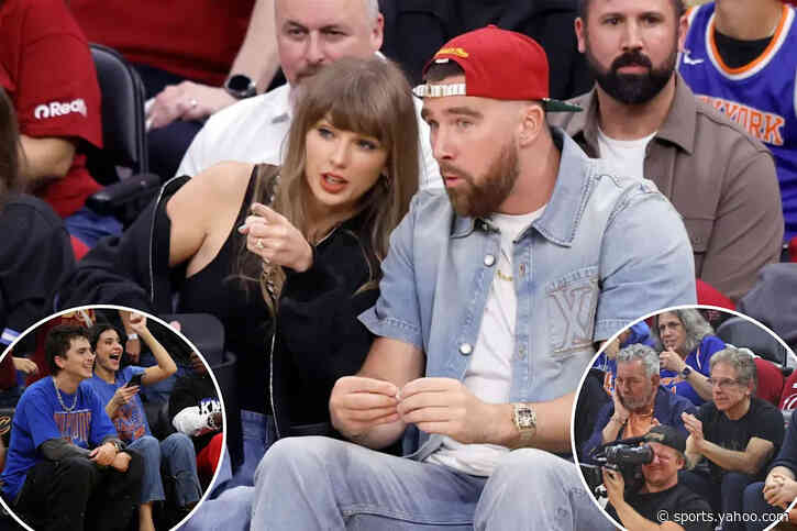 Taylor Swift, Travis Kelce and legendary Knicks fans’ courtside seats available at auction