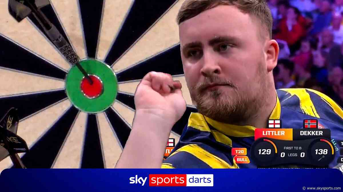 Busts 129, TAKES OUT 129! Littler puts on a show at the Nordic Darts Masters!