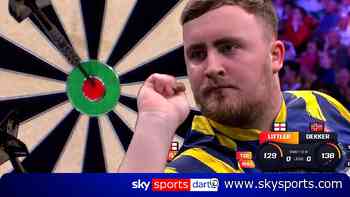 Busts 129, TAKES OUT 129! Littler puts on a show at the Nordic Darts Masters!