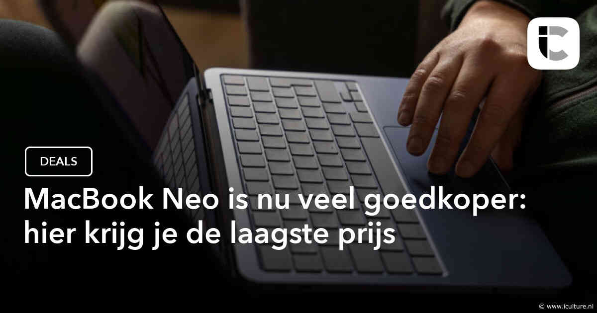 MacBook Neo is nu veel goedkoper: hier krijg je de laagste prijs