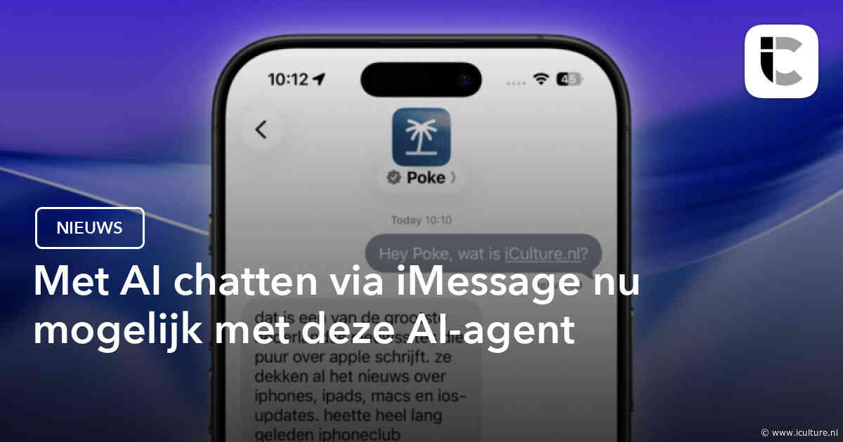 Met AI chatten via iMessage nu mogelijk met deze AI-agent