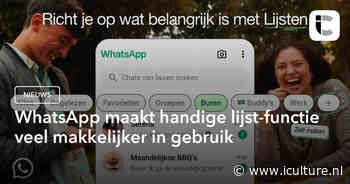 WhatsApp maakt handige lijst-functie veel makkelijker in gebruik