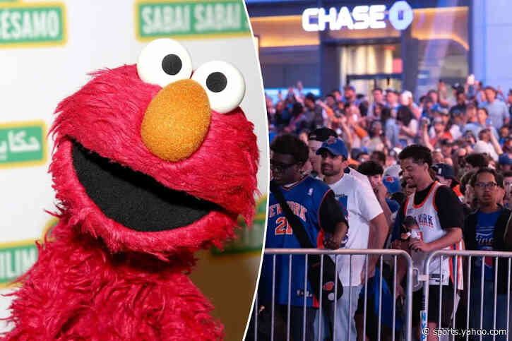 Elmo’s NBA Finals neutrality draws ire of Knicks fans: ‘Not rocking with you’