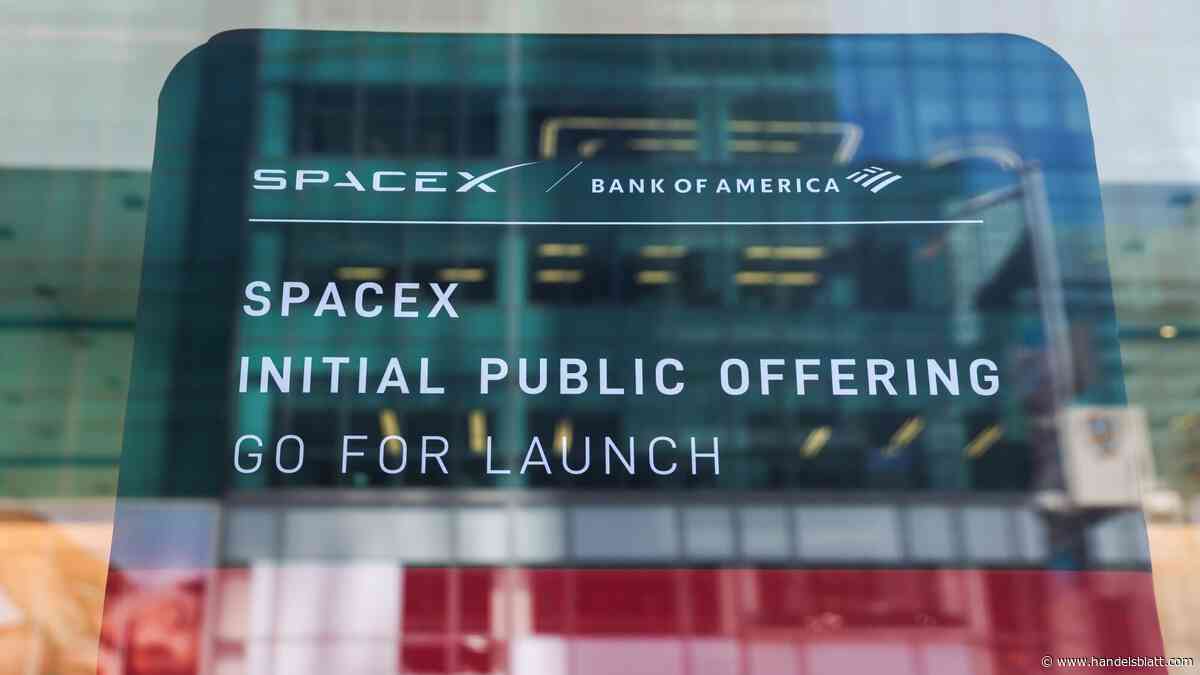 IPO: SpaceX-Börsengang offenbar bereits zweifach überzeichnet