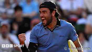 Reborn Berrettini one of three Italians into last eight