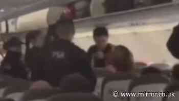 Passenger 'bites' police officer on plane after refusing to pay for baggage