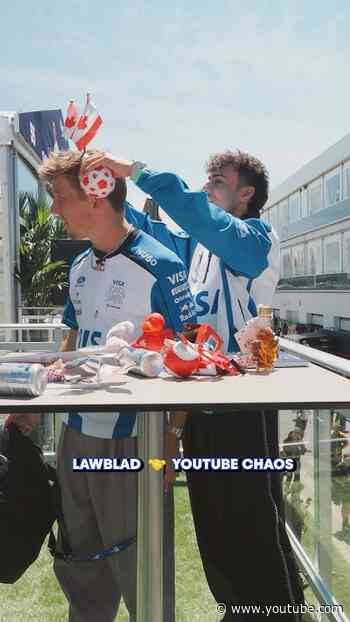 Lawblad take on some oddly specific challenges 😆 #F1 #VCARB