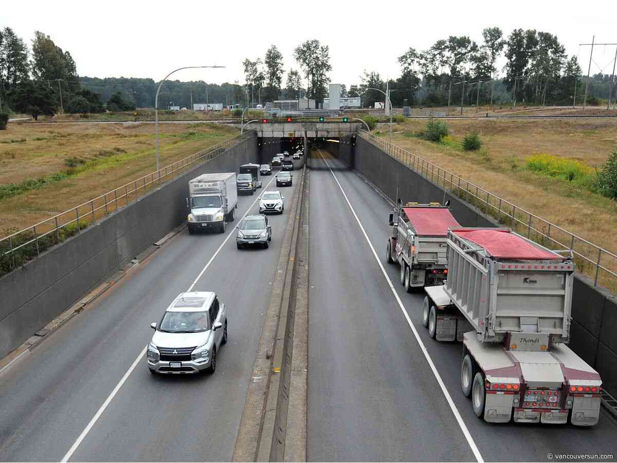 Traffic alert: Massey Tunnel closed for two nights