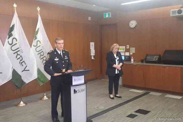 Surrey mayor breaks silence on police chief firing maelstrom