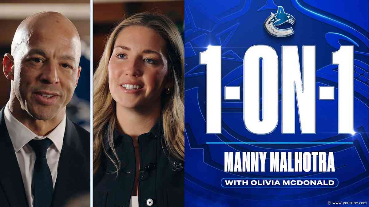 Manny Malhotra on being named the Head Coach of the Vancouver Canucks | 1-on-1 Olivia McDonald
