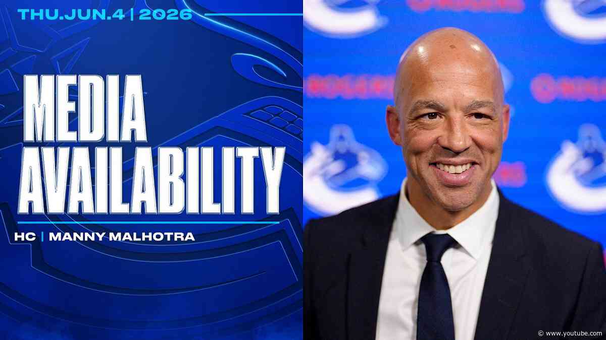 Vancouver Canucks Introduce Manny Malhotra as 23rd Head Coach in Franchise History