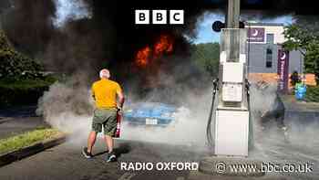 'The classic car next to me burst into flames'
