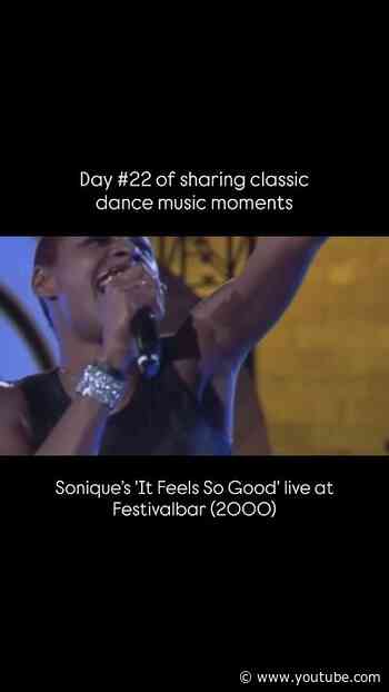 Absolute 2000s dance nostalgia 💃✨ #Sonique #Festivalbar #Throwback