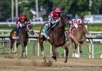 Nitrogen crushes field, challenges track record in Ogden Phipps win at Saratoga