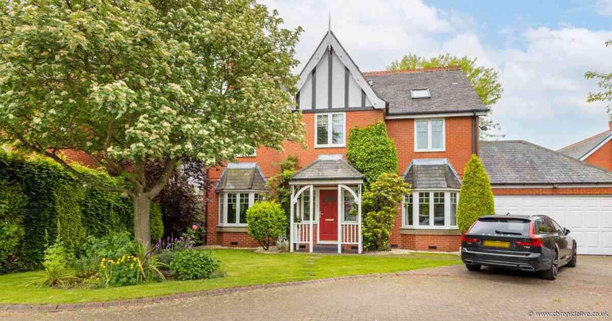 The £950,000 Newcastle home in a quiet cul-de-sac with amazing south-west facing garden