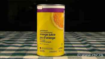 Canned, frozen juice from concentrate coming back to Canadian shelves