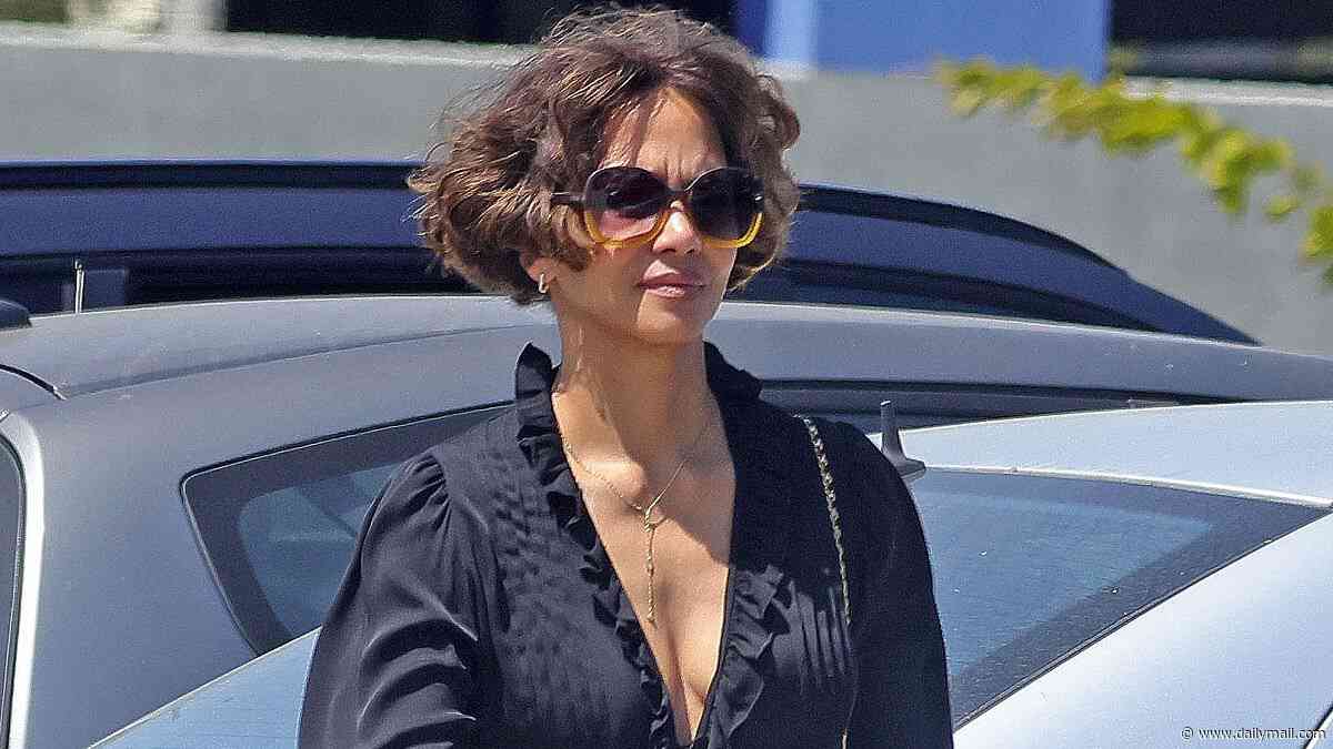Halle Berry has awkward reunion with ex Gabriel Aubry at daughter Nahla's graduation… after explosive child custody drama