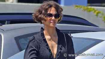 Halle Berry has awkward reunion with ex Gabriel Aubry at daughter Nahla's graduation… after explosive child custody drama