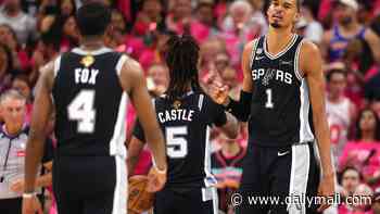 Trump raises concern over NBA player's gesture during national anthem... before Spurs star appears to hit back