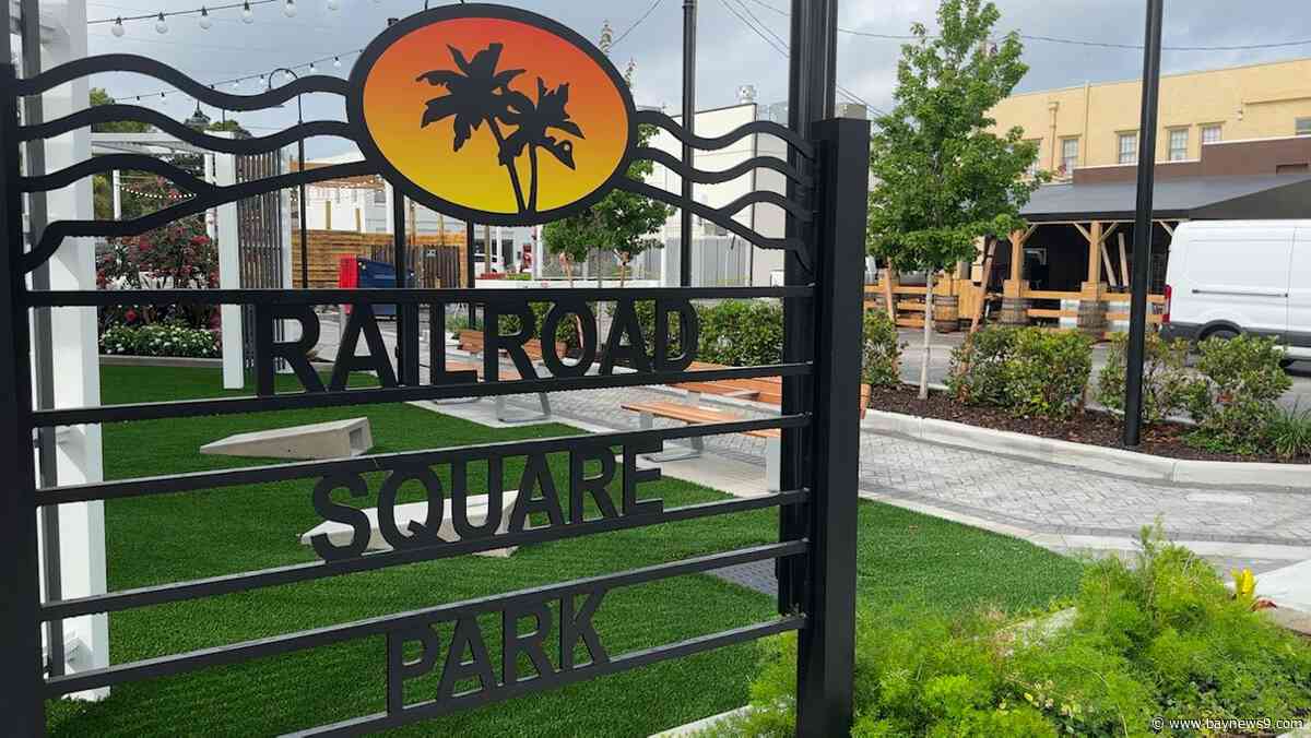 Railroad Square Park opens as New Port Richey looks to extend pedestrian-friendly area for downtown visitors