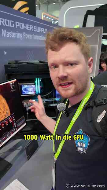 Asus zeigt auf der Computex eine RTX 5090 mit 1000 W, die mit 48 V gepowert wird!