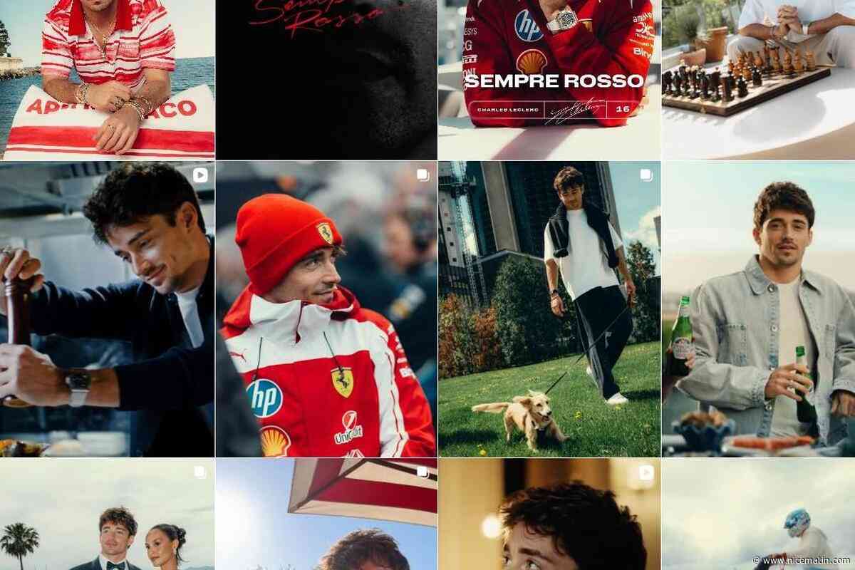 Campagnes publicitaires mondiales, montée des marches au Festival de Cannes, réseaux sociaux... : comment le pilote de F1 monégasque Charles Leclerc gère son image et son business