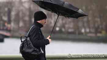Met Office issues new weather warning for Saturday - full list of 10 UK areas affected