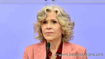 Jane Fonda, 88, looks ageless in pink power suit