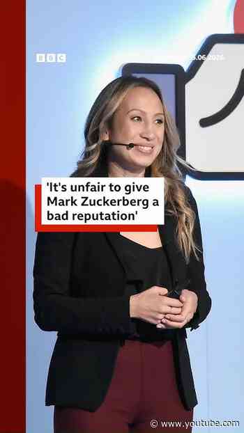 'It's unfair to give Zuckerberg a bad reputation', says longest serving Meta employee. #BBCNews
