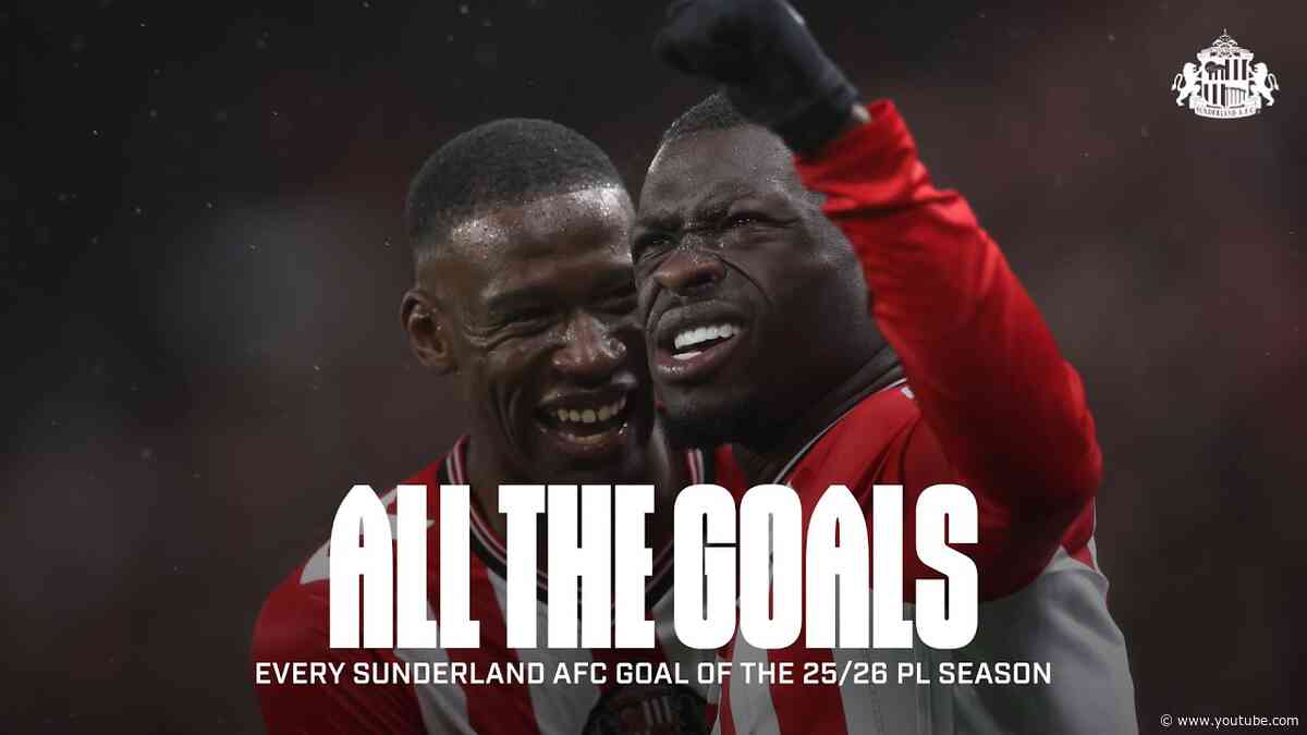 All 42 Goals From Sunderland's European Qualifying Season | Premier League 2025-26