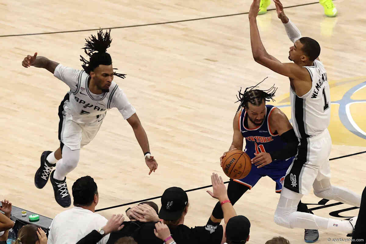 Victor Wembanyama turnover, foul leads to Knicks' winning point in Game 2 of NBA Finals