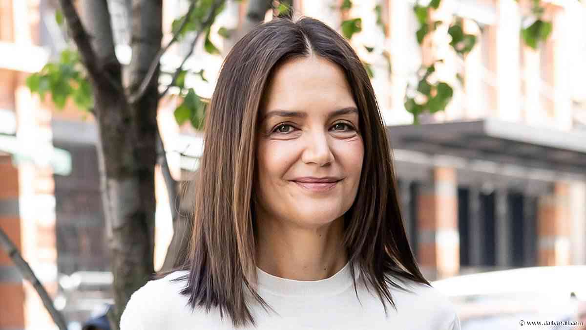 Katie Holmes, 47, shows off wrinkle-free face as she joins fellow A-listers Meg Ryan and Jodie Foster at Chanel event… amid plastic surgery whispers