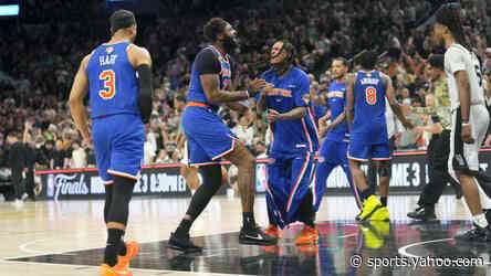 Knicks weather Spurs' late push in Game 2 win, bring 2‑0 NBA Finals lead back to 'hectic' MSG