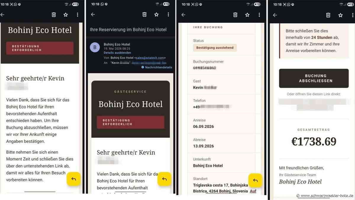 E-Mail-Betrug im Nordschwarzwald: Fast 1700 Euro an Kriminelle überwiesen – so schützt man sich vor Phishing-Mails