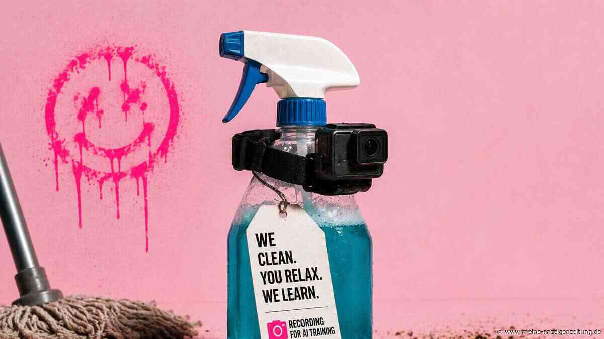 Diese Firma putzt gratis – und filmt Ihr Chaos fürs KI-Roboter-Training