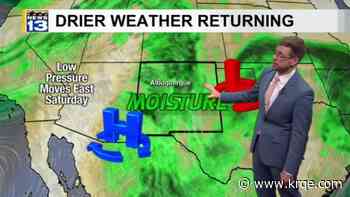 Staying warm with shower, storms for Saturday