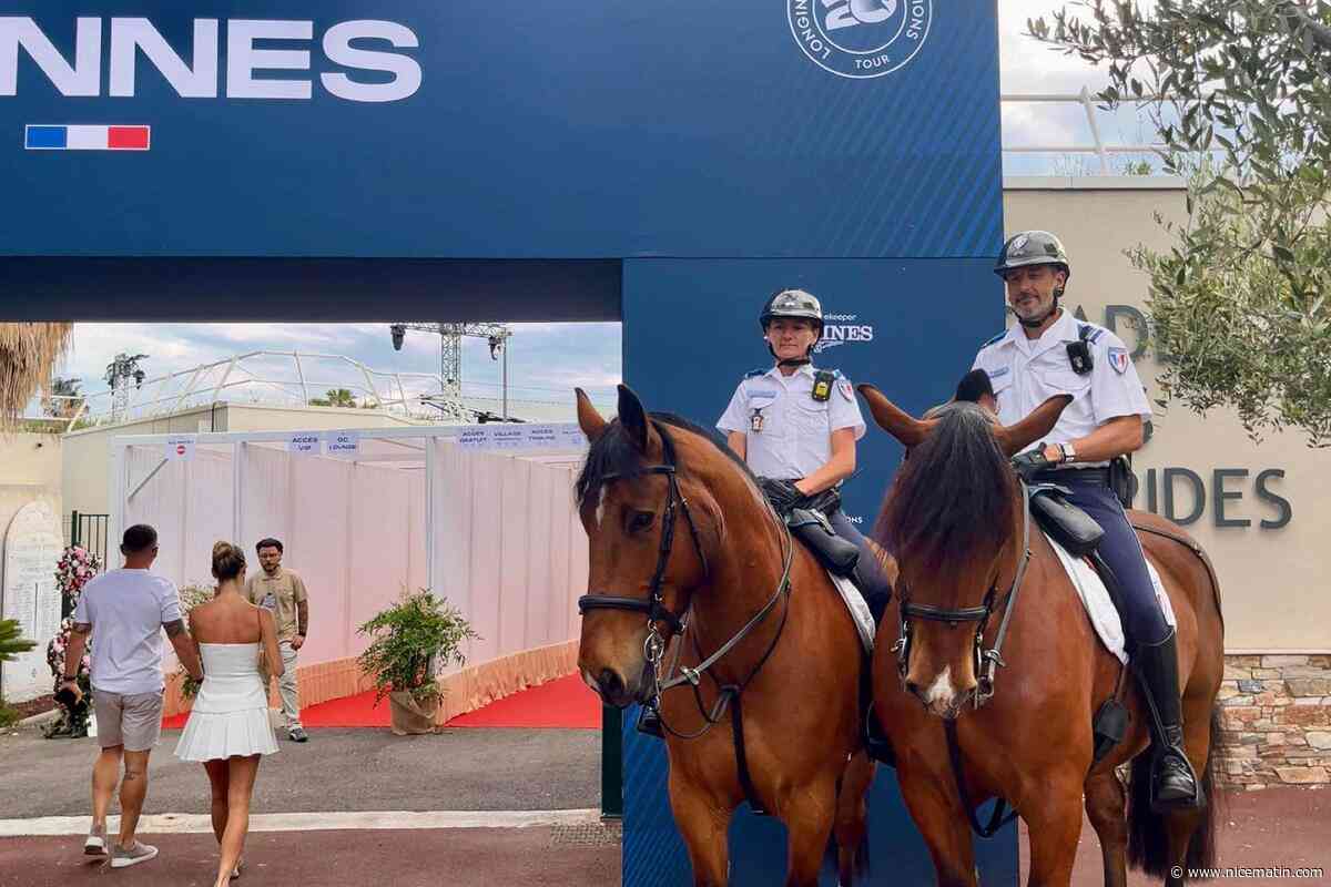« Le cheval, ça impose tout de suite le respect » : comment la police municipale équestre sécurise les allées du Longines Global Champions Tour à Cannes