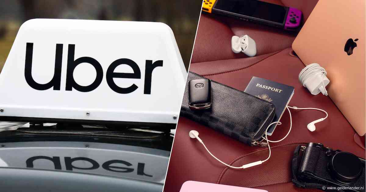 Van een rijschoolbordje tot een minikoelkast: dit bleef er allemaal liggen in Ubers dit jaar