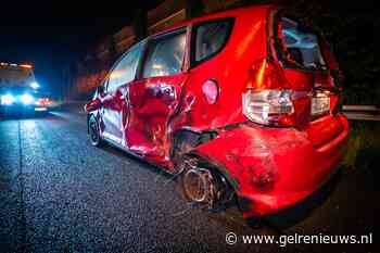 Veel schade door ongeval op snelweg, bestuurder aangehouden