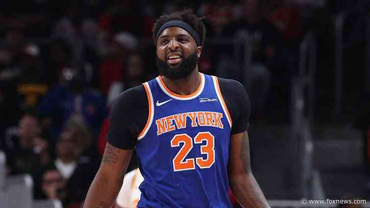 Knicks center Mitchell Robinson seems to be fired up about playing Game 3 in front of President Trump